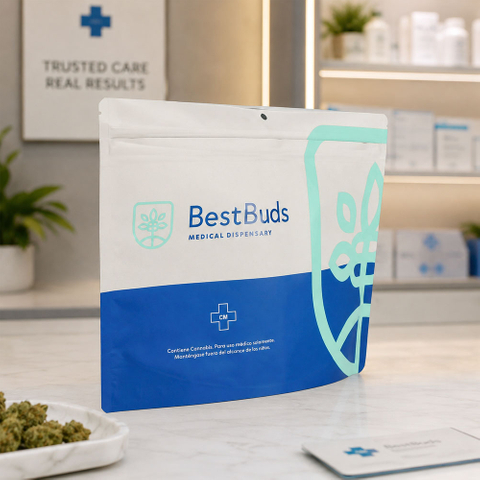 Custom Child Resistant Zipper Pouch for Medicine & Pharmaceutical Packaging