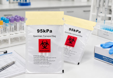 95kPa Specimen Transport Pouches