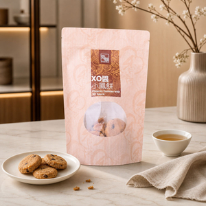 Custom Home Compostable Cookie Bags with Moisture Barrier