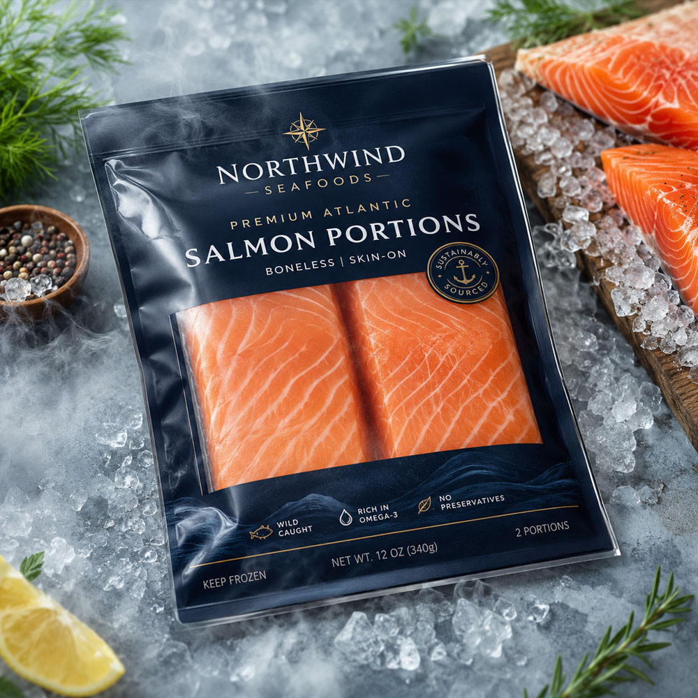 Compostable Vacuum Seal Bag for Salmon